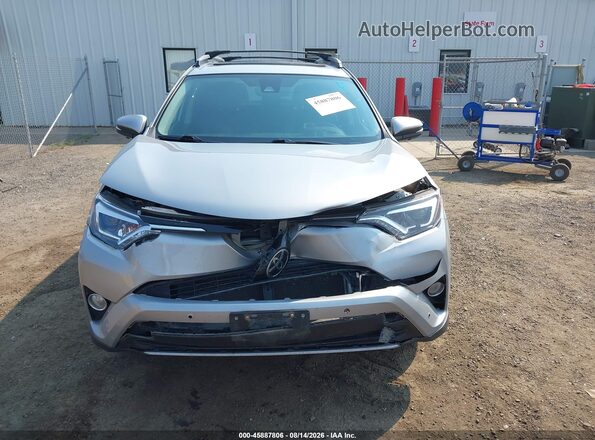 2T3DFREV0JW856162 2018 TOYOTA RAV4 Silver Instrument cluster view