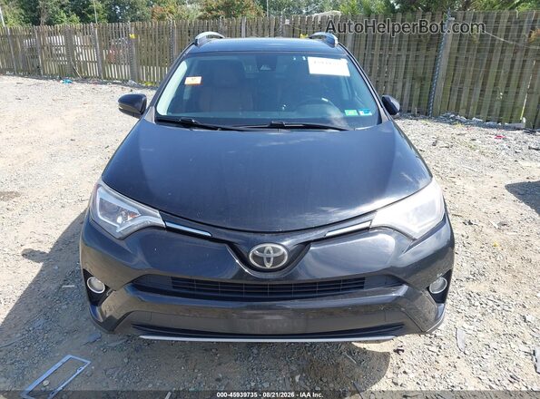 2T3DFREV1HW579046 2017 TOYOTA RAV4 Черный Вид щитка приборов