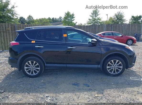 2T3DFREV1HW579046 2017 TOYOTA RAV4 Черный Вид задней части салона