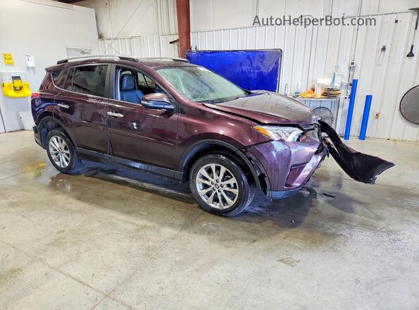 2T3DFREV1JW707906 2018 TOYOTA RAV4 Purple Przód prawy