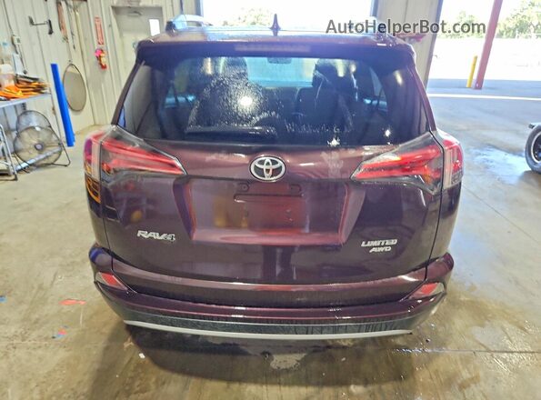 2T3DFREV1JW707906 2018 TOYOTA RAV4 Purple Widok z tyłu