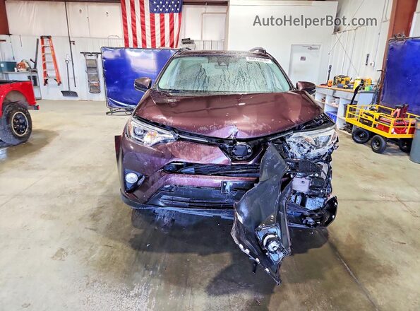 2T3DFREV1JW707906 2018 TOYOTA RAV4 Purple Widok z przodu