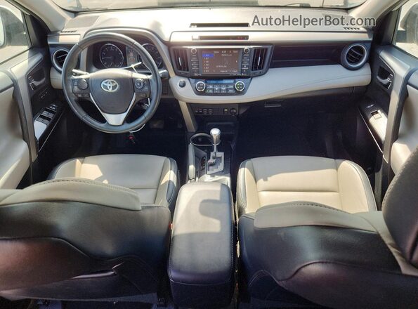 2T3DFREV2HW577242 2017 TOYOTA RAV4 White Dashboard view