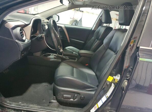 2T3DFREV4GW494071 2016 TOYOTA RAV4 Black წინა სალონის ხედი