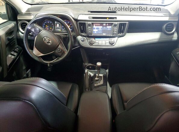 2T3DFREV4GW494071 2016 TOYOTA RAV4 Black წინა პანელის ხედი