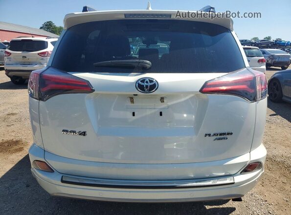 2T3DFREV5HW545028 2017 TOYOTA RAV4 White Вид ззаду