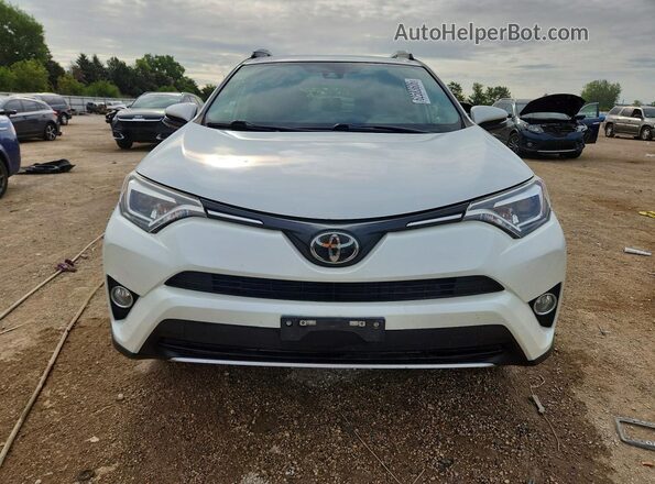 2T3DFREV5JW754081 2018 TOYOTA RAV4 White Widok z przodu