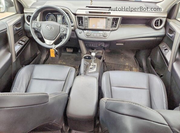 2T3DFREV5JW754081 2018 TOYOTA RAV4 White Widok deski rozdzielczej