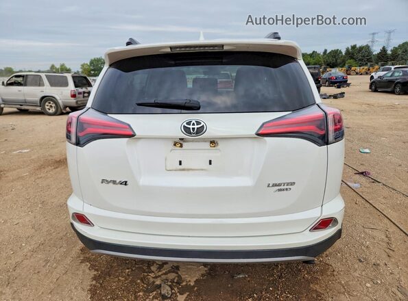 2T3DFREV5JW754081 2018 TOYOTA RAV4 White Widok z tyłu