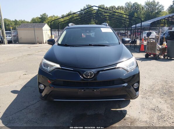 2T3DFREV5JW755702 2018 TOYOTA RAV4 Black Widok zestawu wskaźników