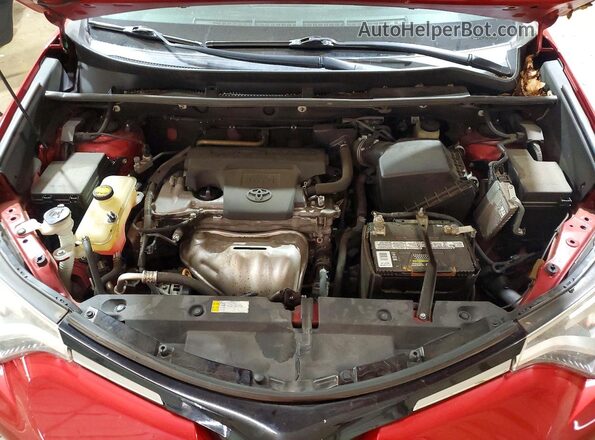 2T3DFREV6HW558368 2017 TOYOTA RAV4 Red Շարժիչի բաժամունքի տեսք