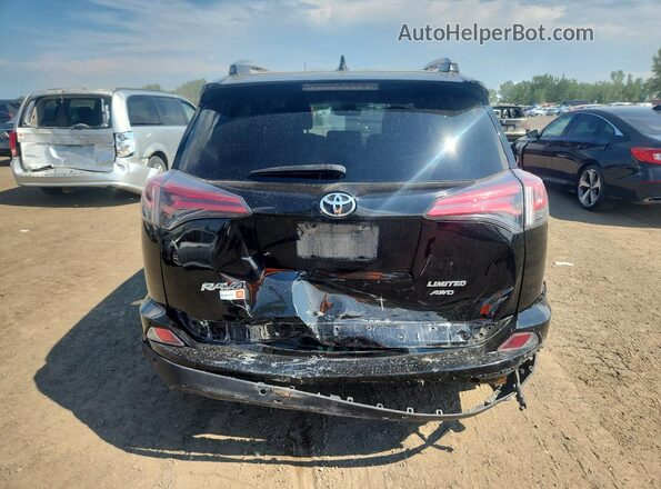 2T3DFREV6JW715905 2018 TOYOTA RAV4 Black Widok z tyłu