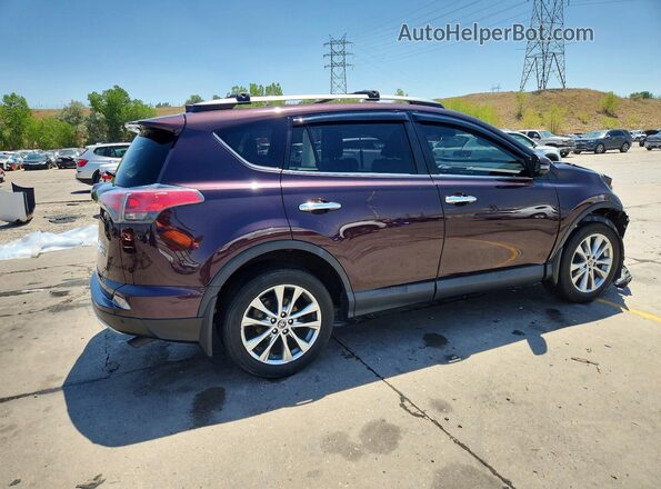 2T3DFREV7HW558606 2017 TOYOTA RAV4 Burgundy უკანა მარჯვენა