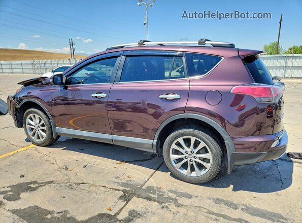 2T3DFREV7HW558606 2017 TOYOTA RAV4 Burgundy უკანა მარცხენა