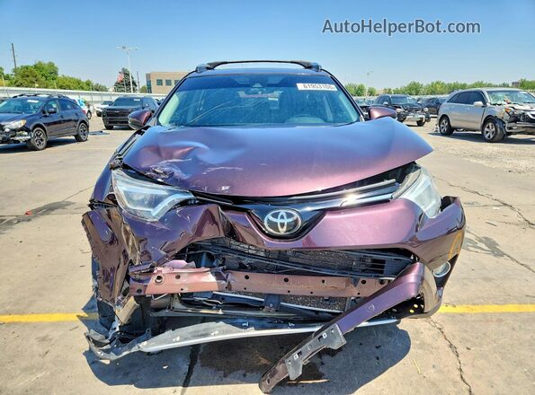 2T3DFREV7HW558606 2017 TOYOTA RAV4 Burgundy წინა ხედი