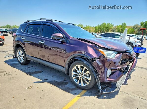 2T3DFREV7HW558606 2017 TOYOTA RAV4 Burgundy წინა მარჯვენა