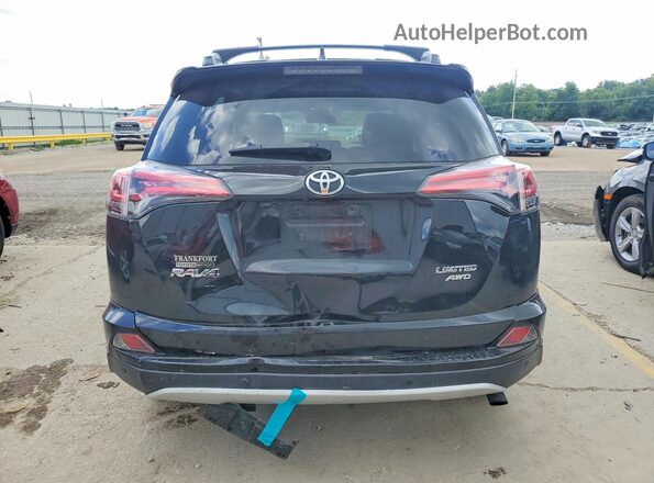 2T3DFREV8GW444208 2016 TOYOTA RAV4 Black Հետևի տեսք