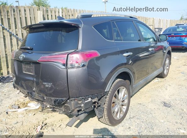 2T3DFREV8GW494929 2016 TOYOTA RAV4 Gray Задня права чверть
