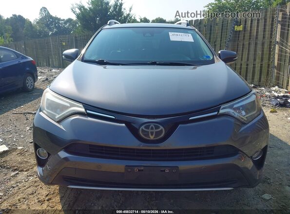 2T3DFREV8GW494929 2016 TOYOTA RAV4 Gray Вид задньої частини салону