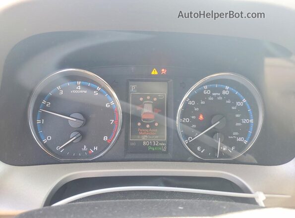 2T3DFREV8HW559358 2017 TOYOTA RAV4 White Սարքավորումների վահանակի տեսք
