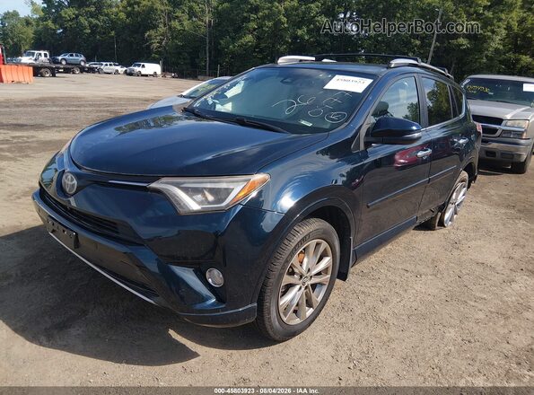 2T3DFREV8HW578590 2017 TOYOTA RAV4 Blue Передня ліва чверть