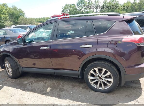 2T3DFREV8JW768041 2018 TOYOTA RAV4 Purple ხელსაწყოთა პანელის ხედი