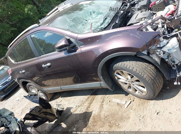 2T3DFREV8JW768041 2018 TOYOTA RAV4 Purple წინა პანელის ხედი