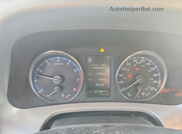 2T3DFREV9GW442144 2016 TOYOTA RAV4 Blue Սարքավորումների վահանակի տեսք