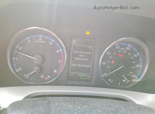 2T3DFREV9GW492008 2016 TOYOTA RAV4 Gray Widok zestawu wskaźników