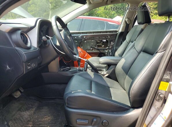 2T3DFREV9GW492008 2016 TOYOTA RAV4 Gray Widok wnętrza z przodu
