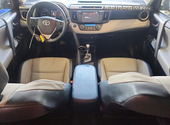 2T3DFREVXGW437325 2016 TOYOTA RAV4 Gray Առջևի վահանակի տեսք