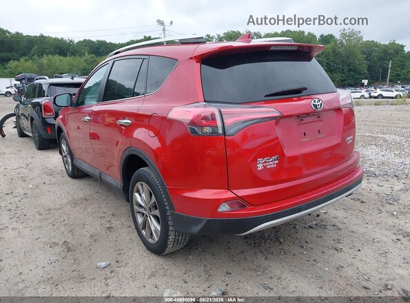 2T3DFREVXGW476254 2016 TOYOTA RAV4 Red Rear left