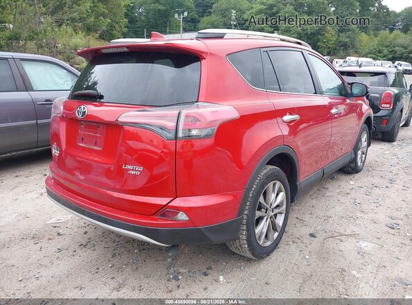 2T3DFREVXGW476254 2016 TOYOTA RAV4 Red Rear right