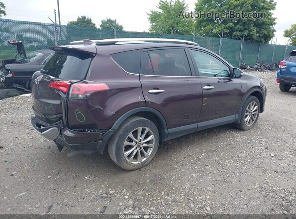 2T3DFREVXGW533908 2016 TOYOTA RAV4 Burgundy Trasero derecho
