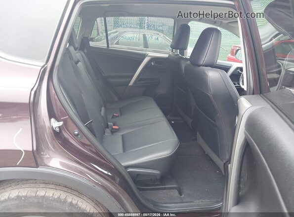 2T3DFREVXGW533908 2016 TOYOTA RAV4 Burgundy Vista de la etiqueta del VIN
