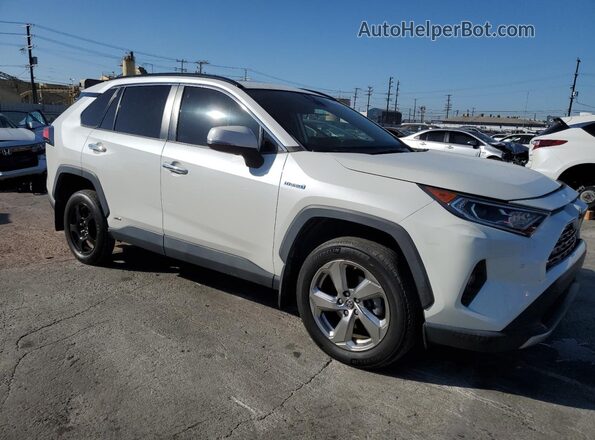 2T3DWRFV1KW038889 2019 TOYOTA RAV4 White Widok zestawu wskaźników