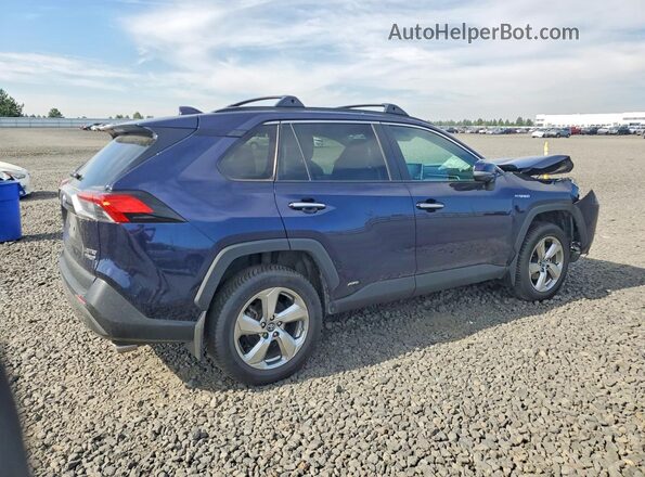 2T3DWRFV1KW041100 2019 TOYOTA RAV4 Blue უკანა მარჯვენა