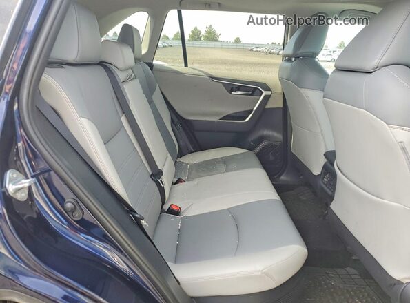 2T3DWRFV1KW041100 2019 TOYOTA RAV4 Blue უკანა სალონის ხედი