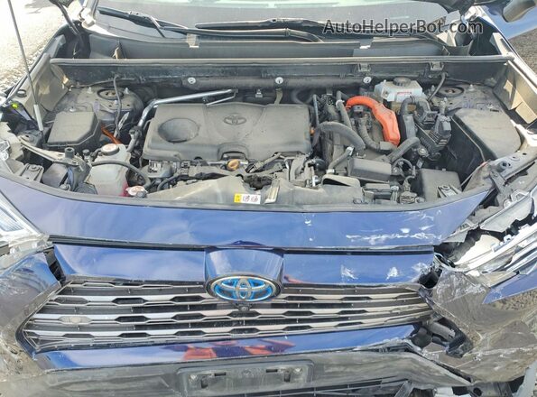 2T3DWRFV1KW041100 2019 TOYOTA RAV4 Blue ძრავის განყოფილების ხედი