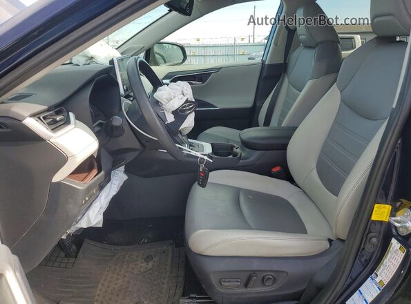 2T3DWRFV1KW041100 2019 TOYOTA RAV4 Blue წინა სალონის ხედი