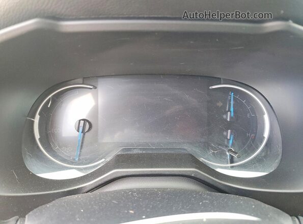 2T3DWRFV1KW041100 2019 TOYOTA RAV4 Blue ხელსაწყოთა პანელის ხედი