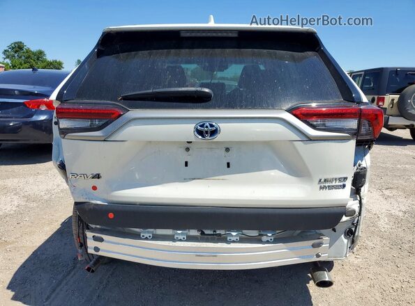 2T3DWRFV2LW069487 2020 TOYOTA RAV4 White უკანა ხედი