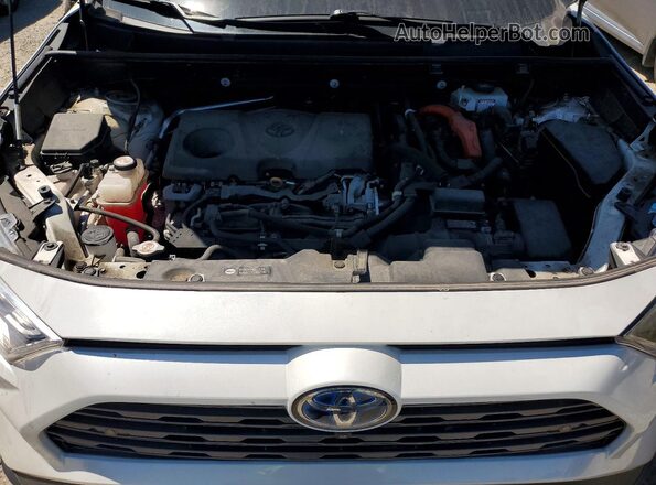 2T3DWRFV2LW069487 2020 TOYOTA RAV4 White ძრავის განყოფილების ხედი
