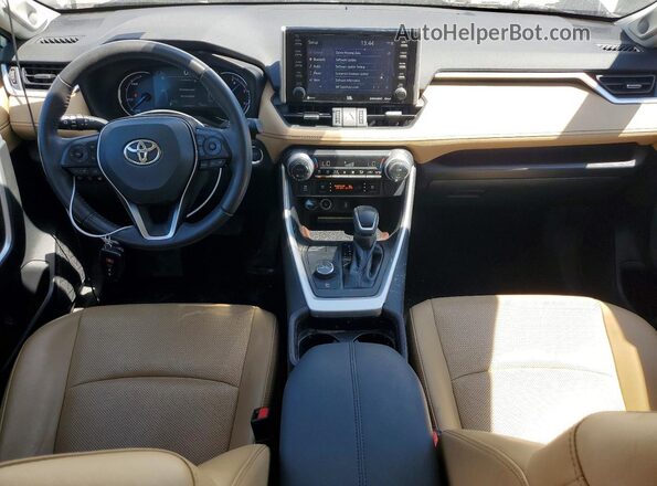 2T3DWRFV2LW069487 2020 TOYOTA RAV4 White წინა პანელის ხედი