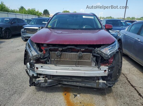 2T3DWRFV2LW078013 2020 TOYOTA RAV4 Burgundy Vista frontal
