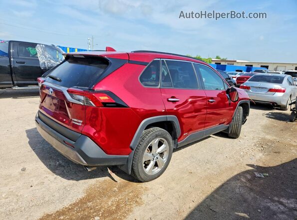2T3DWRFV2LW078013 2020 TOYOTA RAV4 Burgundy Trasero derecho