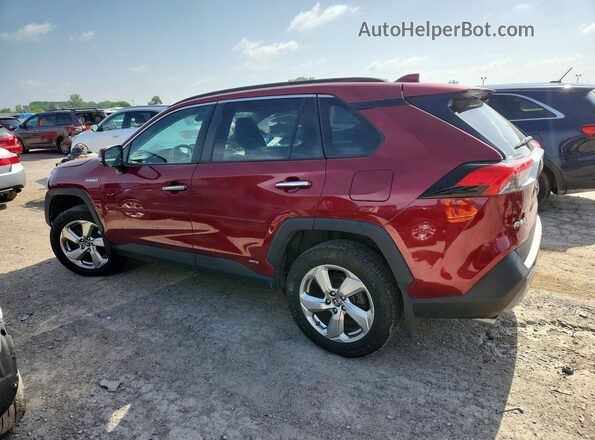 2T3DWRFV2LW078013 2020 TOYOTA RAV4 Burgundy Trasero izquierdo