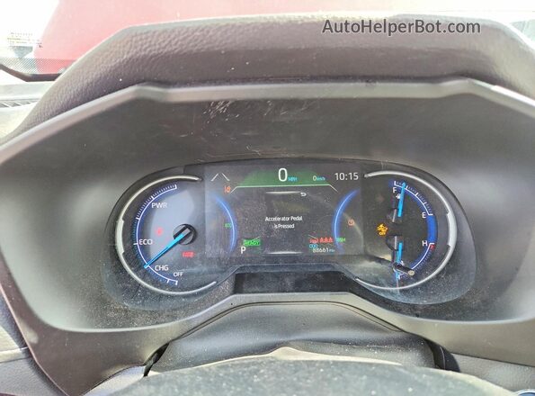 2T3DWRFV2LW078013 2020 TOYOTA RAV4 Burgundy Vista del cuadro de instrumentos