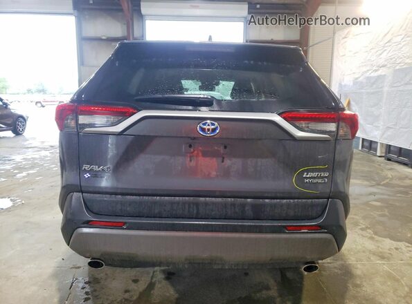 2T3DWRFV4KW026770 2019 TOYOTA RAV4 Gray უკანა ხედი