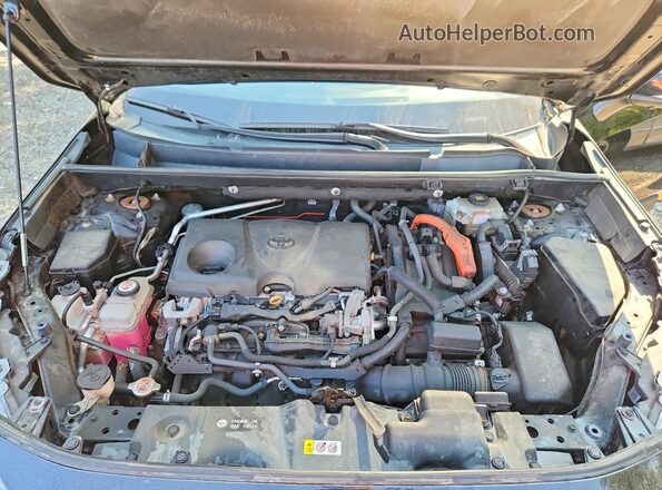 2T3DWRFV4LW078952 2020 TOYOTA RAV4 Black ძრავის განყოფილების ხედი